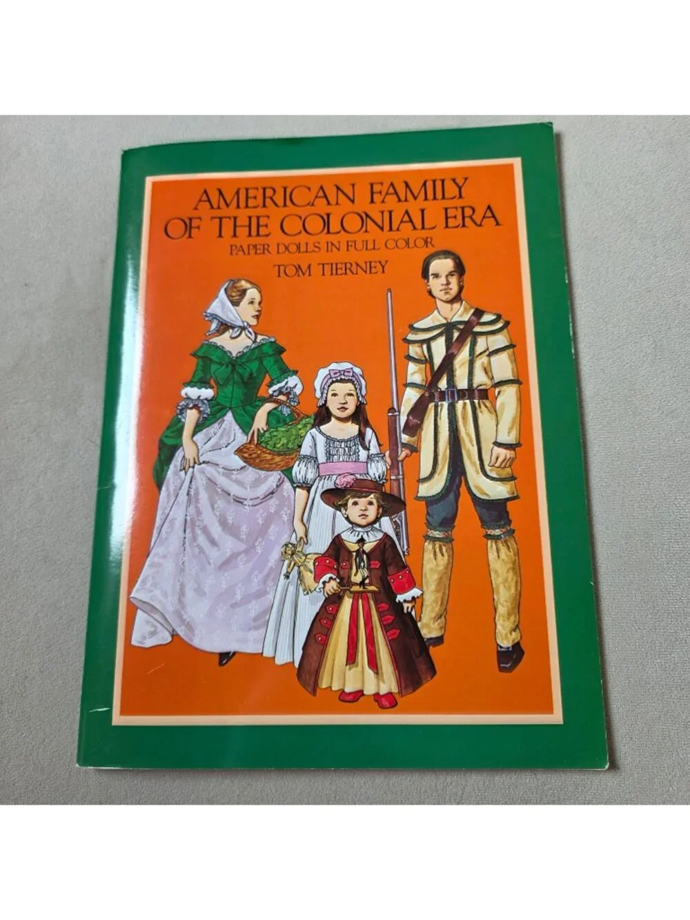 American Family Of The Colonial Era Paper Dolls By Tom Tierney 1983 Dover Public
